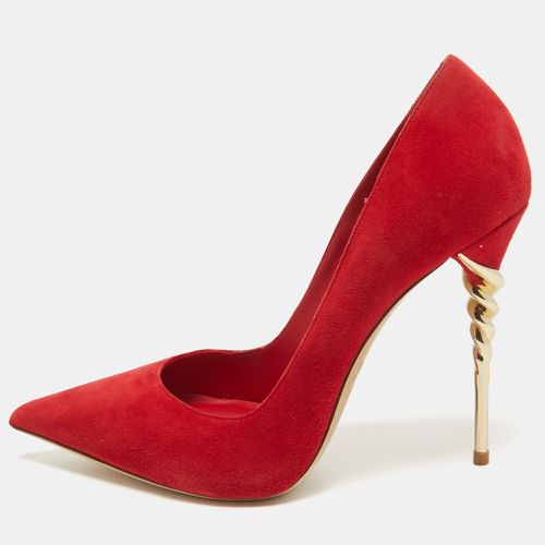 Le Silla Red Suede Pointed Toe Pumps Size 39 - Le Silla - Modalova