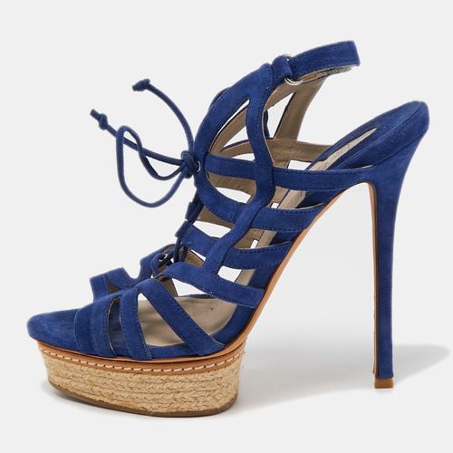 Suede Strappy Platform Sandals Size 39.5 - Le Silla - Modalova