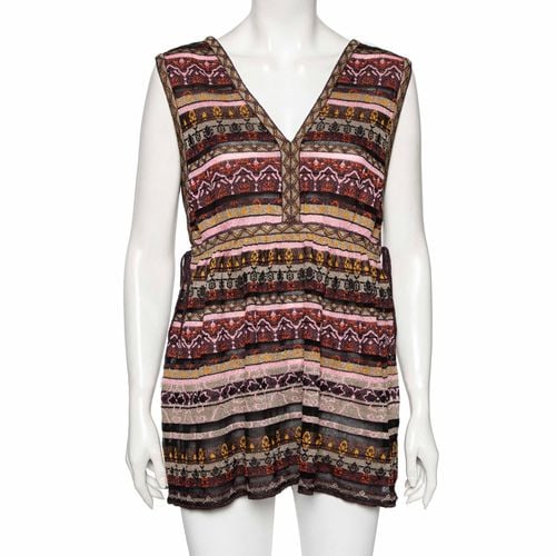 M Missoni Multicolored Lurex Knit Sleeveless Top L - M Missoni - Modalova