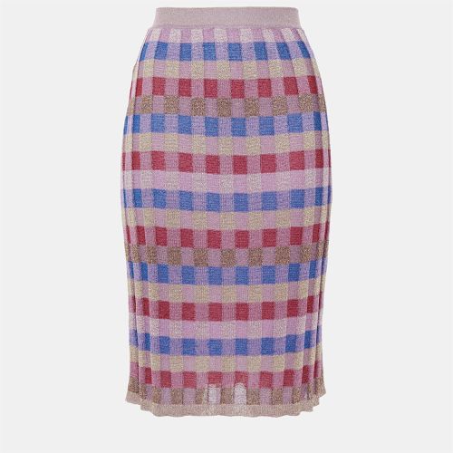 M Missoni Lilac Lurex Knit Midi Skirt M (IT 42) - M Missoni - Modalova