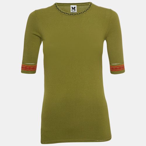 M Missoni Green Knit Top S - M Missoni - Modalova