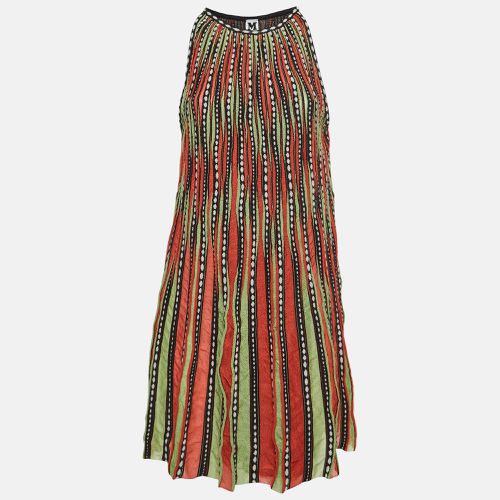 M Missoni Multicolor Alga and Bubble Pattern Knit A-Line Mini Dress M - M Missoni - Modalova