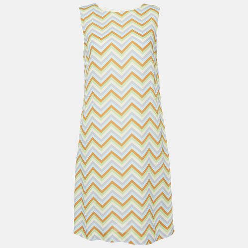 M Missoni Multicolor Printed Crepe Mini Dress S - M Missoni - Modalova