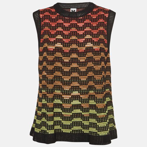 M Missoni Multicolored Patterned Knit Tank Top L - M Missoni - Modalova