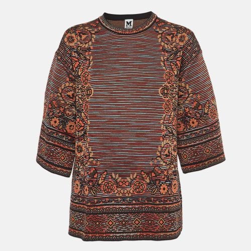 M Missoni Multicolor Patterned Bell Sleeves Top L - M Missoni - Modalova