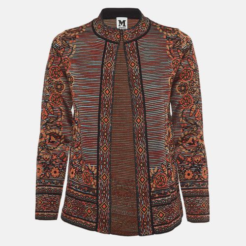 M Missoni Multicolor Patterned Knit Cardigan S - M Missoni - Modalova