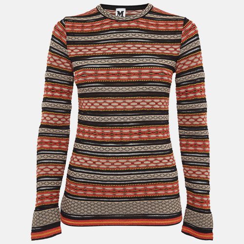 M Missoni Multicolor Patterned Knit Top S - M Missoni - Modalova