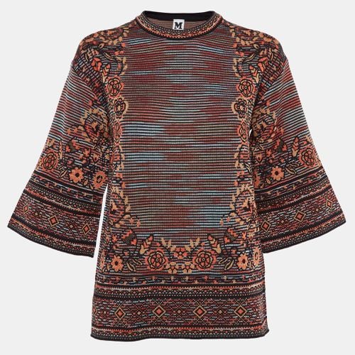 M Missoni Multicolor Patterned Knit Top M - M Missoni - Modalova