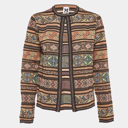 Floral Intarsia Knit Long Sleeve Cardigan S - M Missoni - Modalova