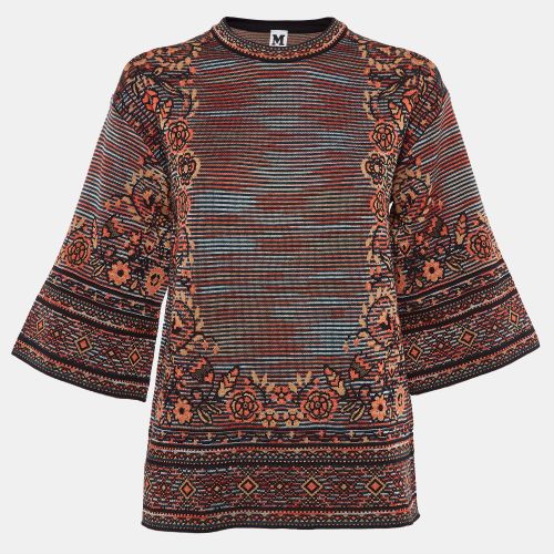 M Missoni Multicolor Patterned Knit Top M - M Missoni - Modalova