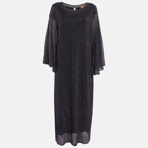 M Missoni Metallic Lurex Knit Kimono Dress M - M Missoni - Modalova