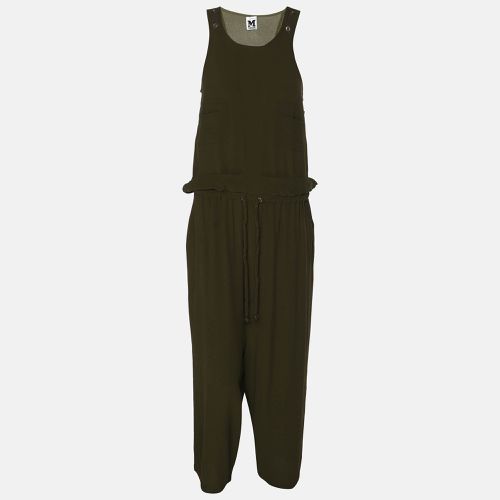 M Missoni Green Acetate Blend Belted Sleeveless Jumpsuit S - M Missoni - Modalova