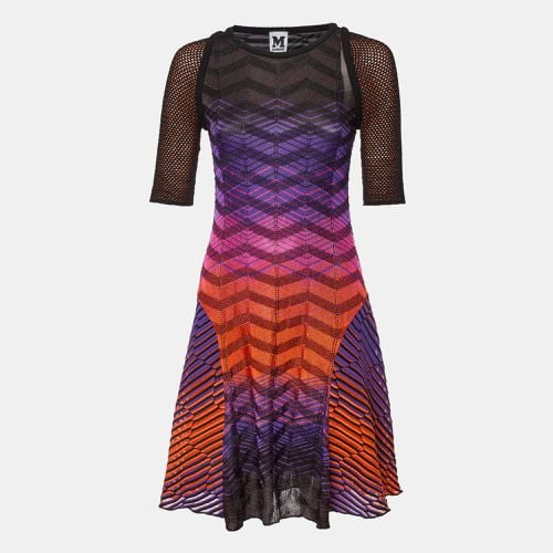 M Missoni Multicolor Pattered Jersey Midi Dress M - M Missoni - Modalova