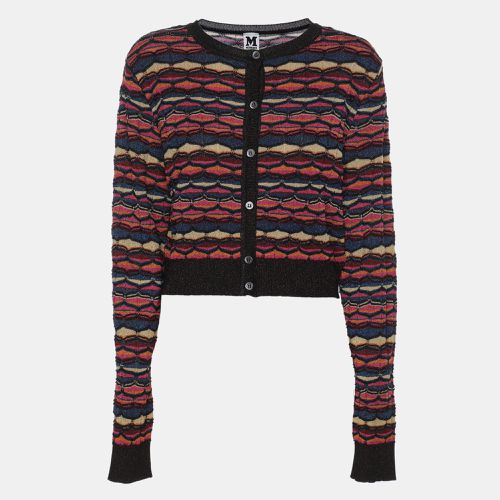 M Missoni Multicolor Striped Lurex Knit Cardigan L - M Missoni - Modalova