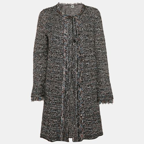 M Missoni Black Tweed Button Front Cardigan M - M Missoni - Modalova