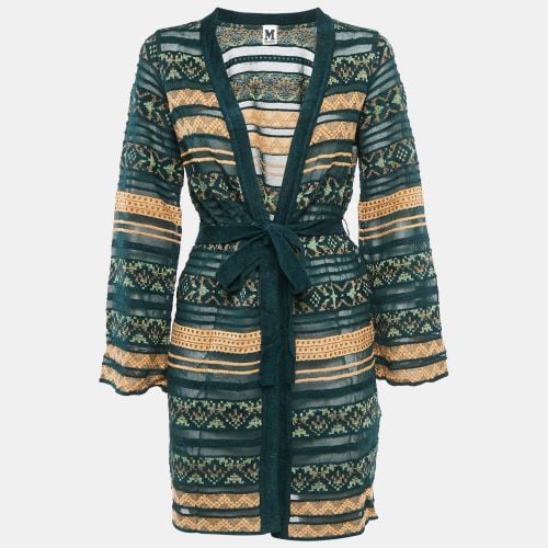 Multicolor Knit Waist Tie-Up Long Cardigan S - M Missoni - Modalova