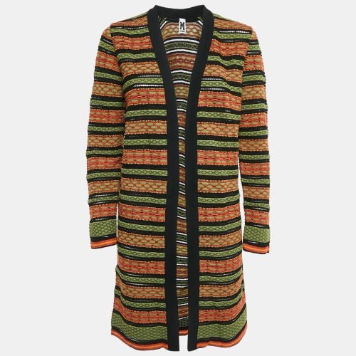 M Missoni Multicolor Patterned Knit Long Cardigan M - M Missoni - Modalova