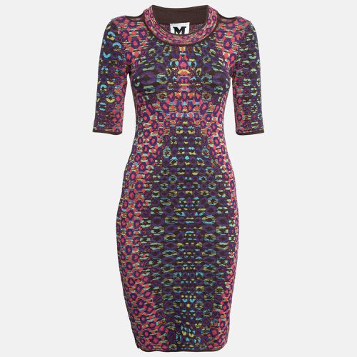 M Missoni Multicolor Patterned Knit Midi Dress S - M Missoni - Modalova