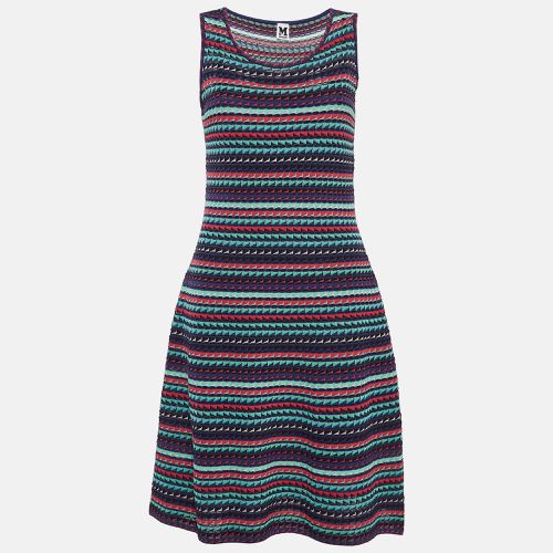 M Missoni Multicolor Patterned Knit Sleeveless Midi Dress M - M Missoni - Modalova