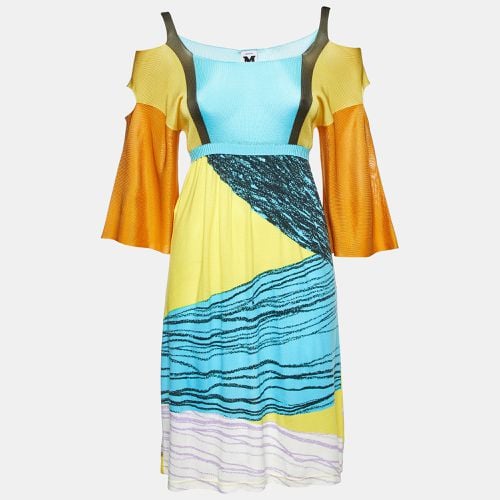 M Missoni Multicolor Printed Jersey Short Dress M - M Missoni - Modalova