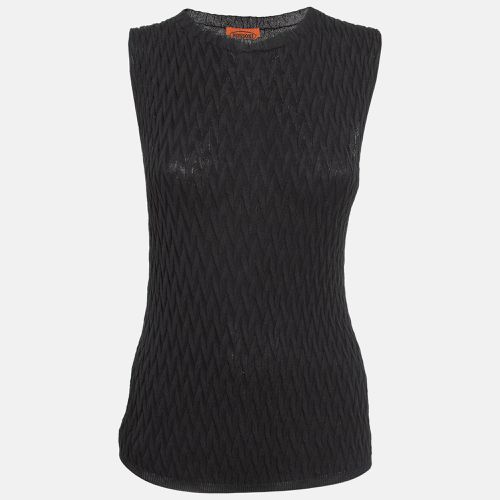 Missoni Black Textured Knit Tank Top M - M Missoni - Modalova