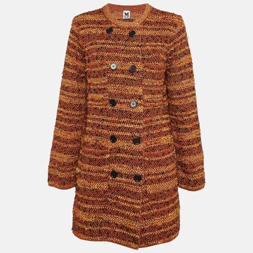 M Missoni Multicolor Lurex/Wool Blend Knit Double Breasted Jacket M - M Missoni - Modalova