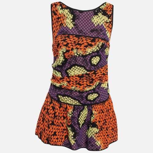 M Missoni Multicolor Patterned Knit Sleeveless Tunic M - M Missoni - Modalova