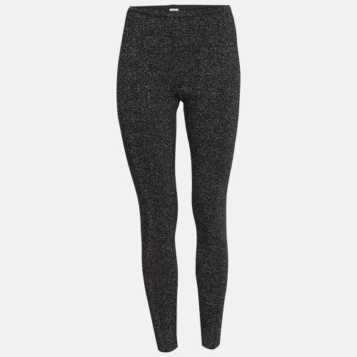 M Missoni Black Lurex Knit Leggings M - M Missoni - Modalova