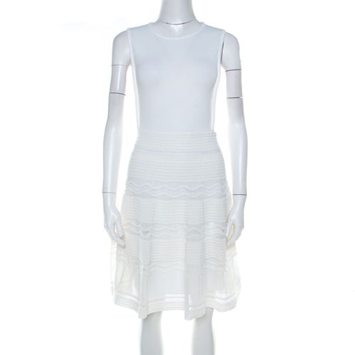 M Missoni White Jersey A-Line Short Dress XS - M Missoni - Modalova