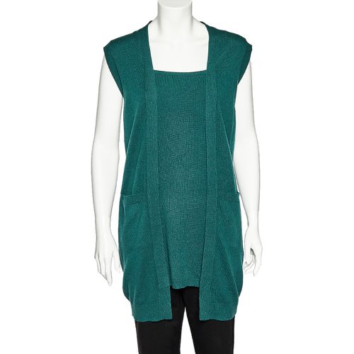 M Missoni Green Merino Wool & Angora Knit Sleeveless Sweater M - M Missoni - Modalova