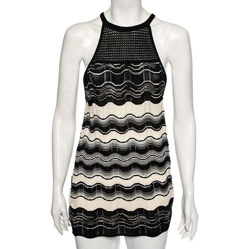 M Missoni Monochrome Knit Sleeveless Top S - M Missoni - Modalova