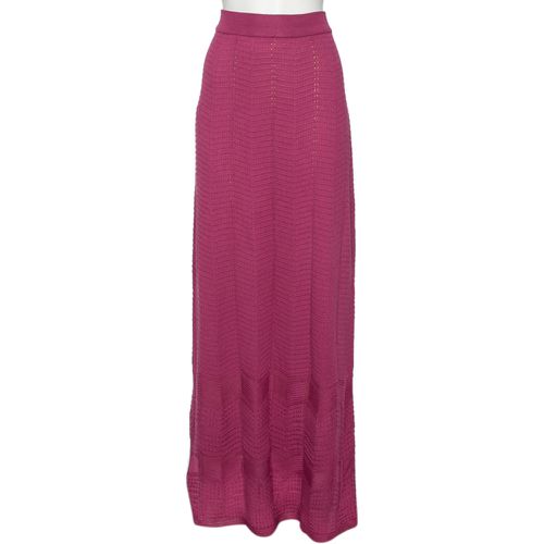 M Missoni Purple Knit Maxi Skirt M - M Missoni - Modalova