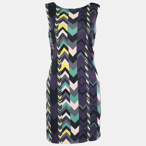 M Missoni Multicolor Printed Jersey Sleeveless Midi Dress M - M Missoni - Modalova