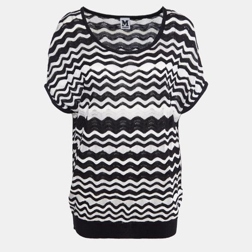 Monochrome Patterned Knit Top S - M Missoni - Modalova