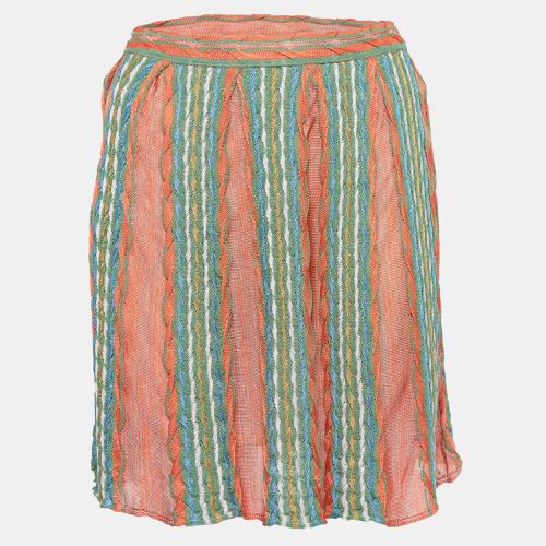 M Missoni Multicolor Striped Knit Mini Skirt S - M Missoni - Modalova