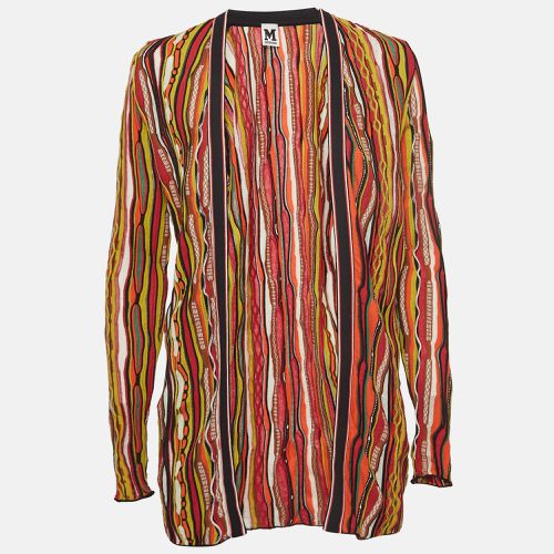 M Missoni Multicolor Striped Knit Open Front Cardigan S - M Missoni - Modalova