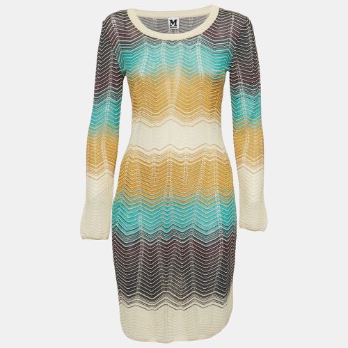 Chevron Pattern Knit Mini Dress S - M Missoni - Modalova