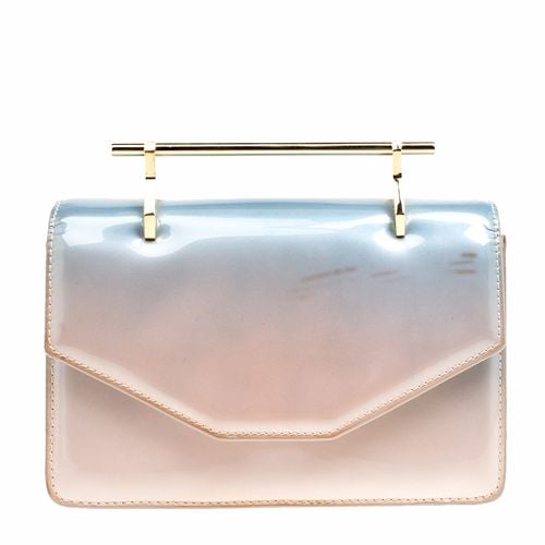 M2Malletier Blue/Peach Ombre Patent Leather Indre Shoulder Bag - M2Malletier - Modalova