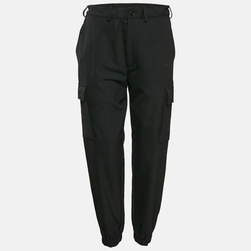 Moncler Black Gabardine Cargo Pants M - Moncler - Modalova