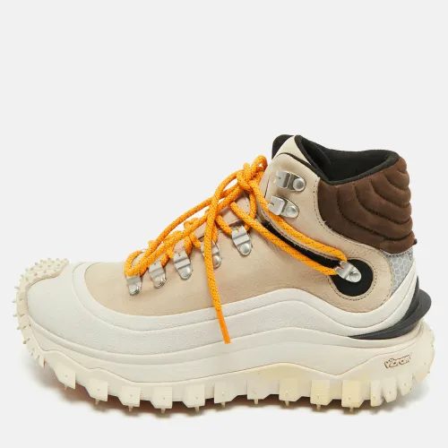 Moncler Multicolor Nubuck Leather and Suede Trailgrip GTX Sneakers Size 38 - Moncler - Modalova