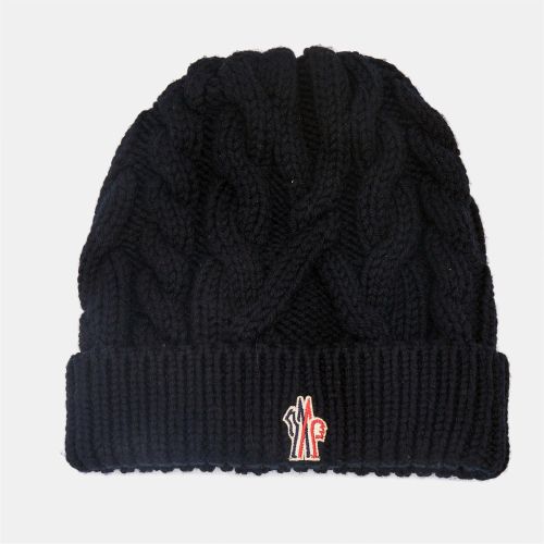Wool Knit Beanie - Moncler Grenoble - Modalova