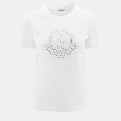 Moncler White T-Shirts 5 - Moncler - Modalova