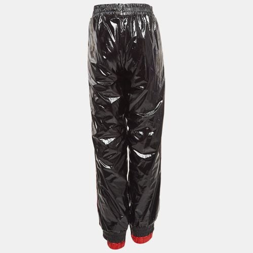 Moncler x Palm Angels Black Side Stripe Synthetic Logo Applique Joggers M - Moncler - Modalova