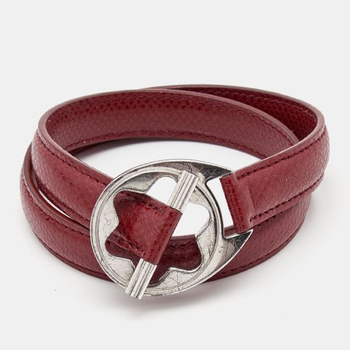 Hold Me Tight Leather Sterling Wrap bracelet - Montblanc - Modalova