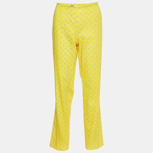 Moschino Cheap and Chic Yellow Polka Dot Printed Pants L - Moschino Cheap and Chic - Modalova