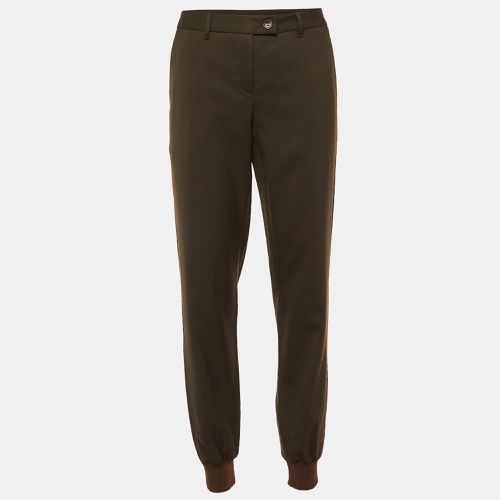 Moschino Cheap and Chic Brown Wool Joggers M - Moschino Cheap and Chic - Modalova