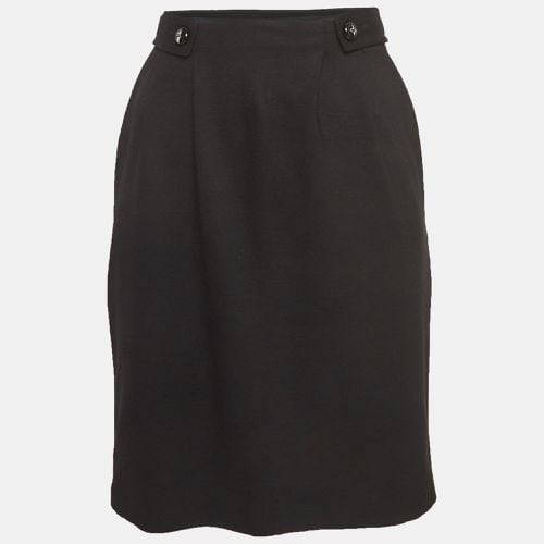 Moschino Cheap and Chic Black Jersey Pleated Pencil Skirt M - Moschino Cheap and Chic - Modalova