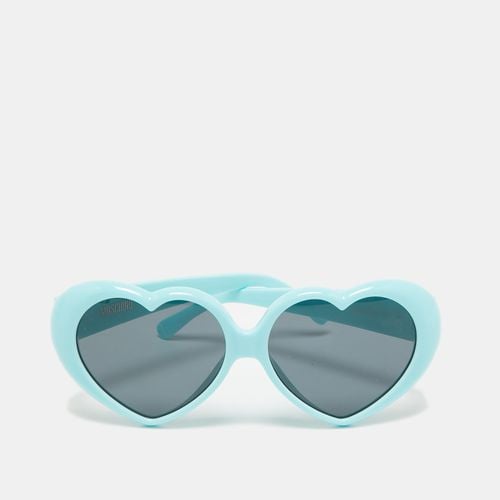 Moschino Blue/Black MOS128/S Heart Frame Sunglasses - Moschino - Modalova