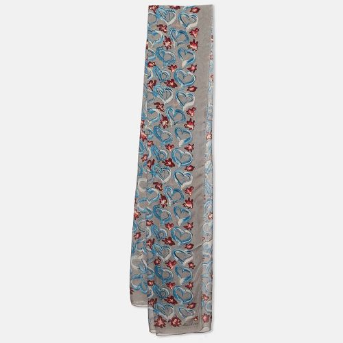 Moschino Larioseta Floral Print Silk Scarf - Moschino - Modalova