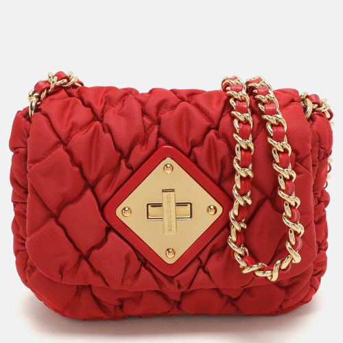 Moschino Red Quilted Nylon Crossbody Bag - Moschino - Modalova